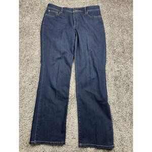 Lauren Ralph Lauren LRL Women’s Jeans 14 Blue Stretch Mid Rise Classic Fit Denim